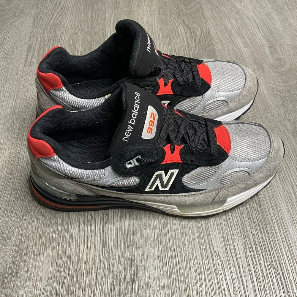 New Balance 992 x DTLR Discover & Celebrate DMV Mens Shoe Size 7 Gray Preowned - Picture 3 of 8
